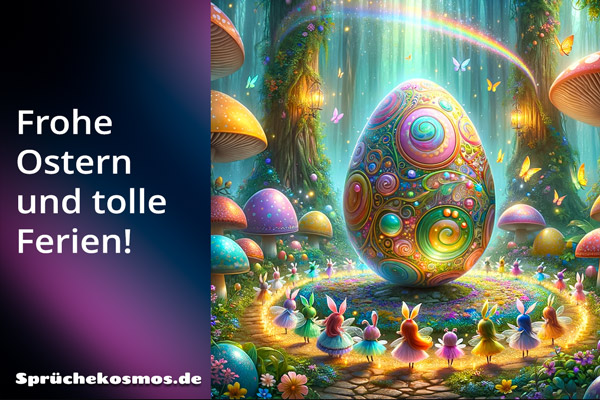 Frohe Ostern und tolle Ferien.!